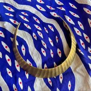 Brass 80’s Collar Choker